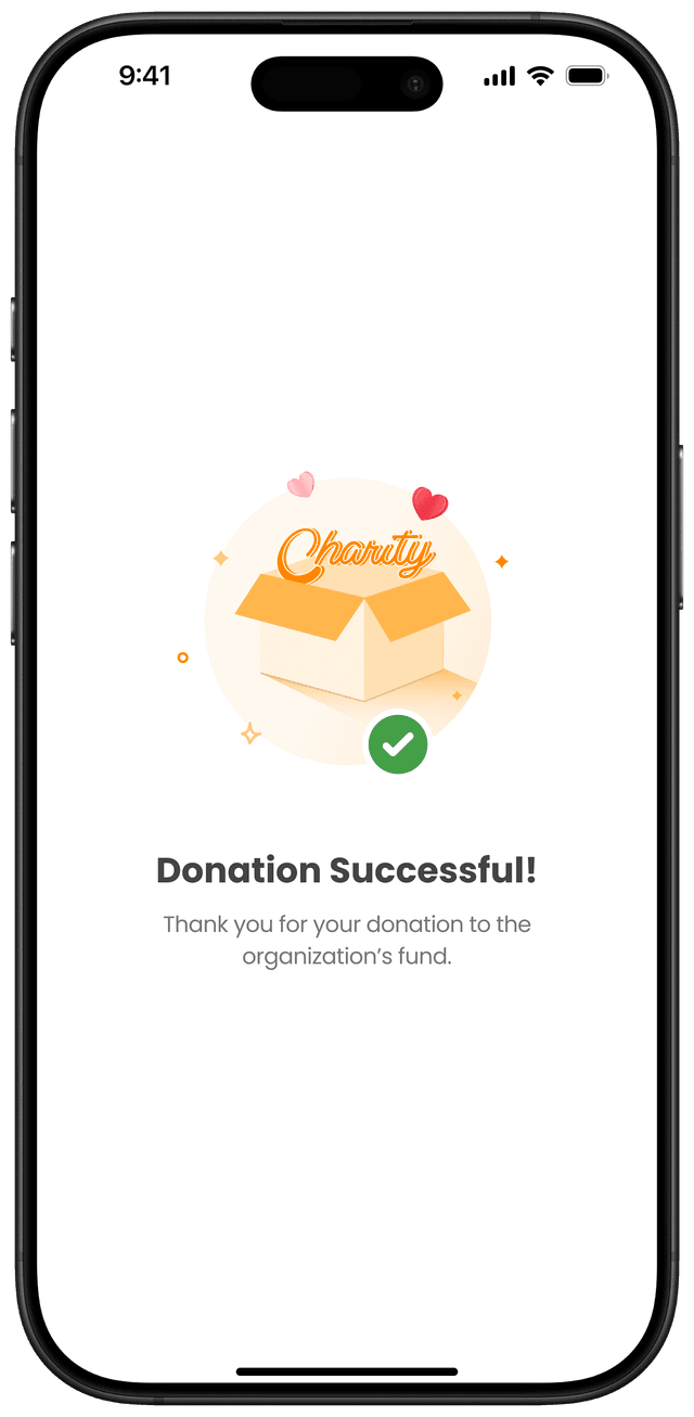 ការបរិច្ចាគជោគជ័យ