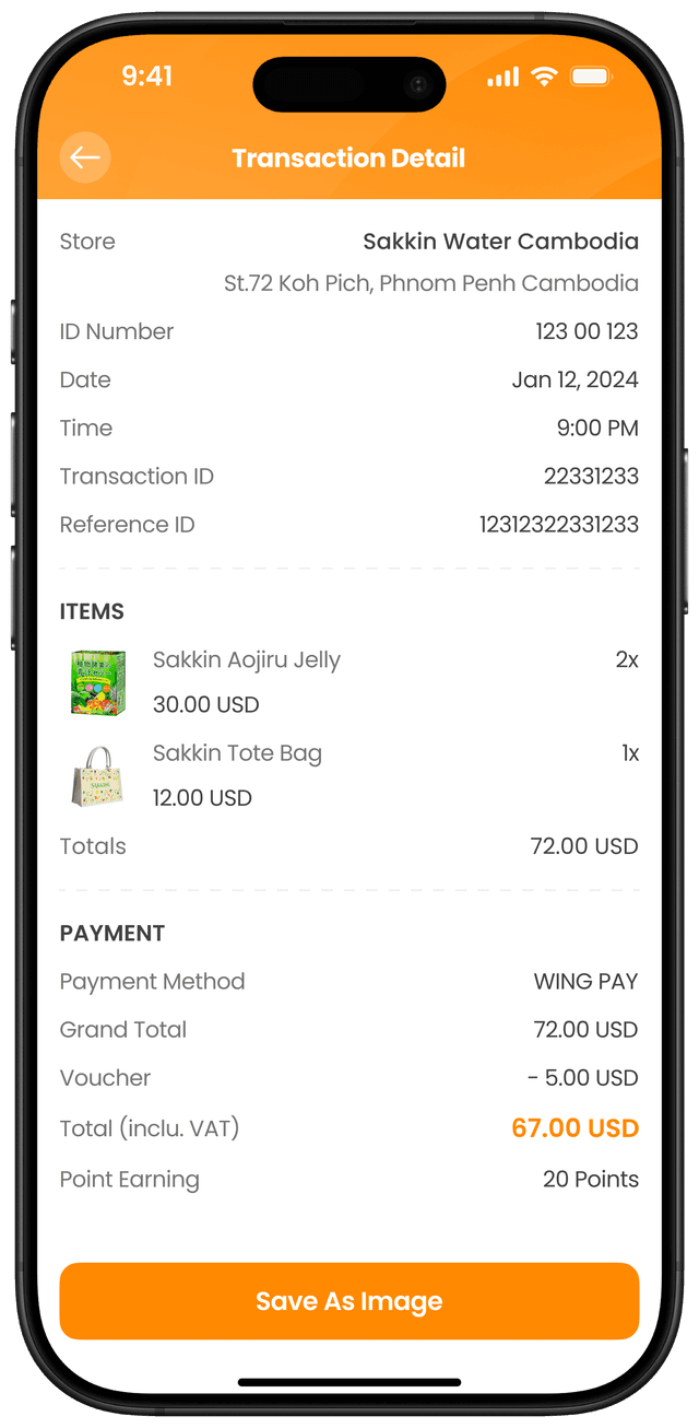 ព័ត៌មានលំអិតប្រតិបត្តិការណ៍