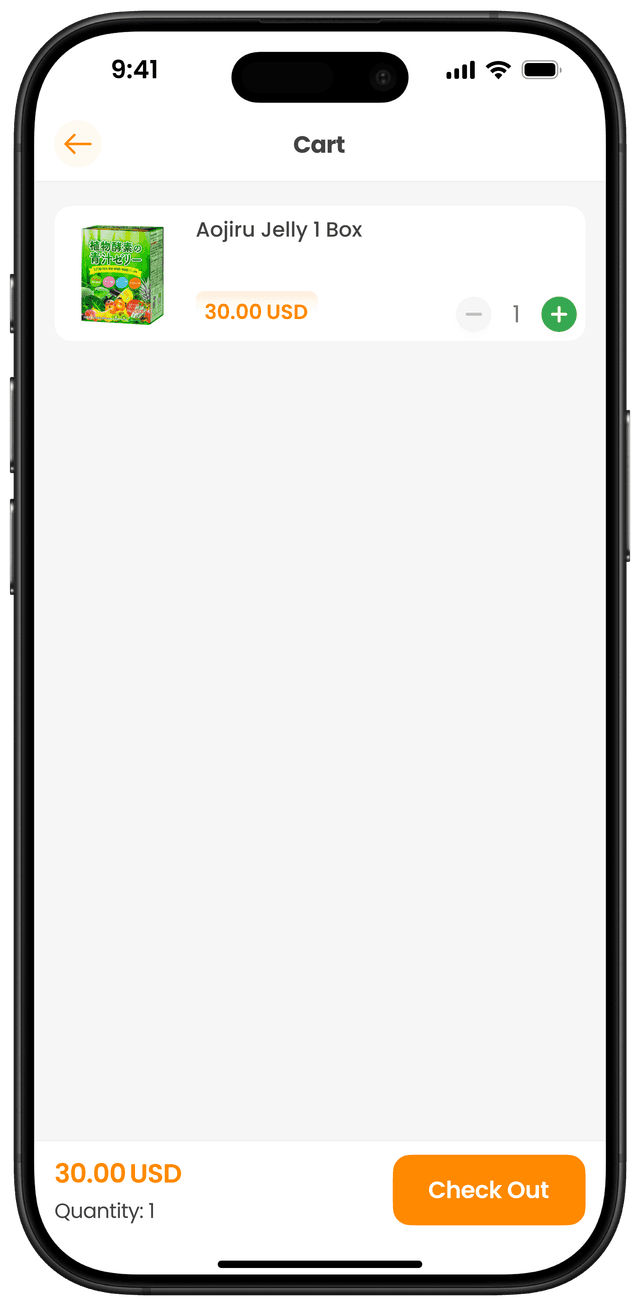 ពិនិត្យទំនិញក្នុងកន្ត្រករបស់អ្នក រួចចុចបង់ប្រាក់
