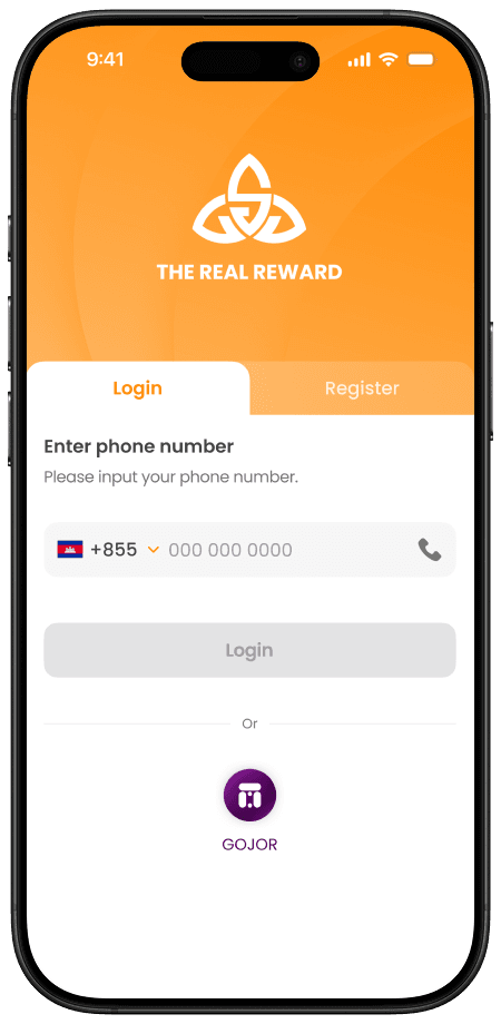 ទំព័រការចូលគណនីជាមួយលេខទូរស័ព្ទ