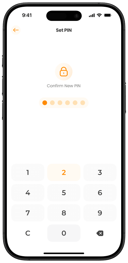 ទំព័របញ្ជាក់លេខសម្ងាត់ថ្មី