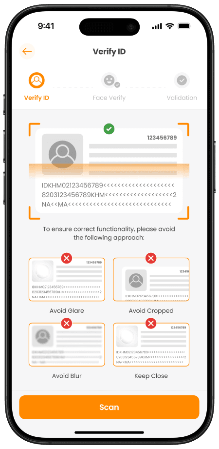 ទំព័រផ្ទៀងផ្ទាត់ប័ណ្ណសម្គាល់