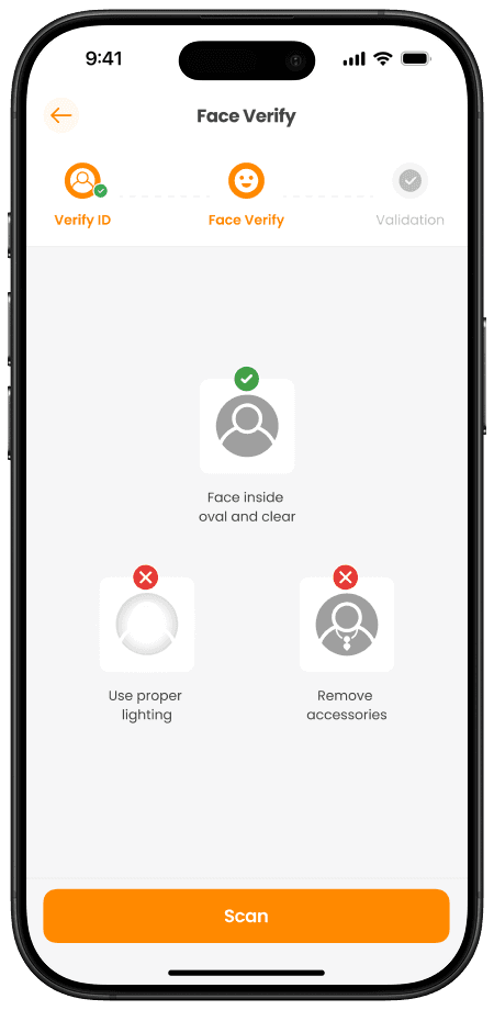 ផ្ទៀងផ្ទាត់មុខ