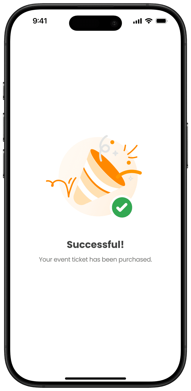 សំបុត្រព្រឹត្តិការណ៍ត្រូវបានទិញដោយជោគជ័យ