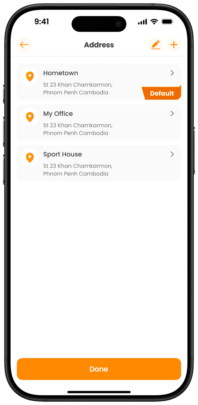 ជ្រើសរើសអាសយដ្ឋាន