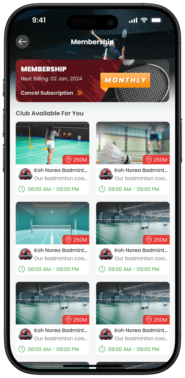 មើលកាតសមាជិក និងក្លឹបដែលអាចប្រើបានសម្រាប់អ្នក