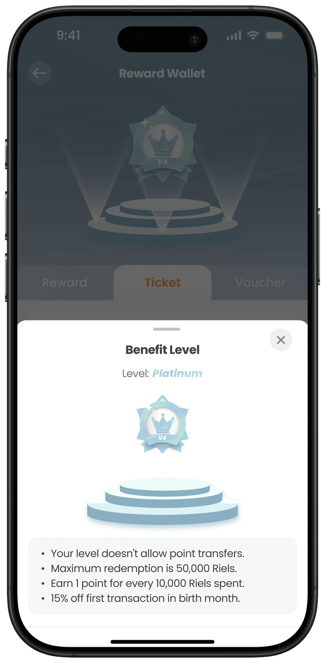 កម្រិតប្រាក់ពេជ្រ